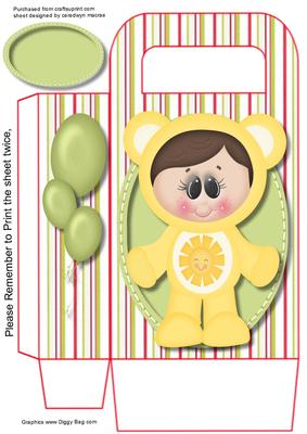 Lovely Gift Bag with Bear 2