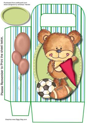 Lovely Gift Bag with Bear 5