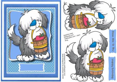 Hot Doggity Dog and His Basket of Apples 