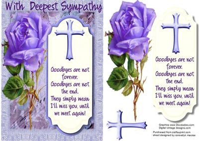 Sympathy, Goodbyes Are Not Forever