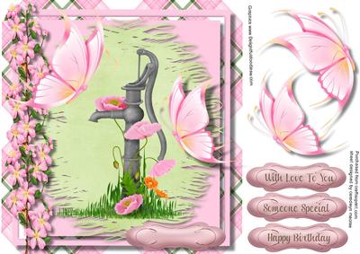 Beautiful Butterfly's at the Water Pump