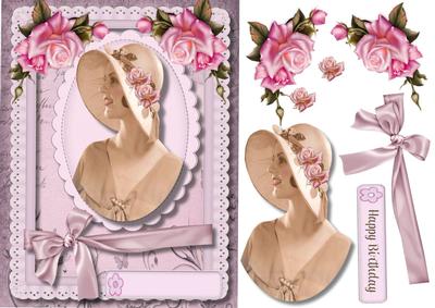 Beautiful Vintage Bonnet Lady