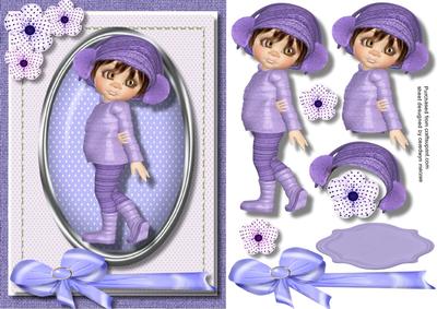 Little Chloie All Dressed in Lilac 