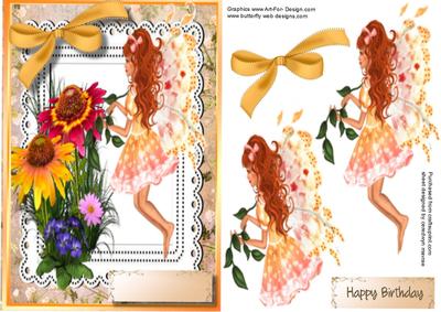 Beautiful Fairy Frae with the Flowers 