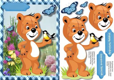 Lovely Little Bear and the Friendly Bird, 