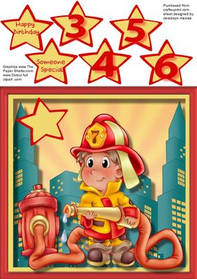 Little Fire Fighter at the Ready