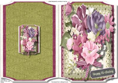 Print, Cut, and Fold , Beautiful Birthday Wishes