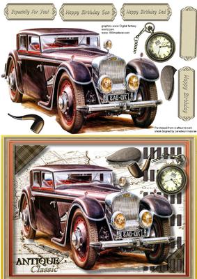 Beautiful Antique Classic on the Road