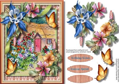 Beautiful Rose Cottage and Butterfly's