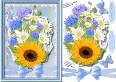 Daisy's and Cornflowers for a Special Mum