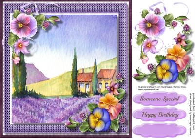 Beautiful Lavender Fields in Tuscany 