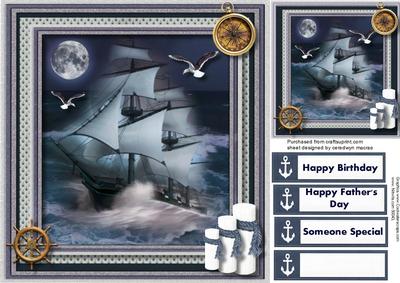 Rageing Seas in the Moonlight 