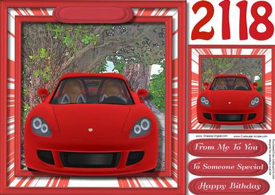 Beautiful Red Car for 18th / 21st Birthday