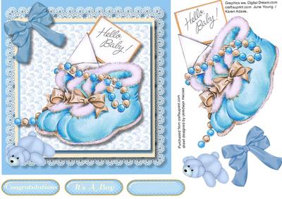 Booties for a Baby Boy