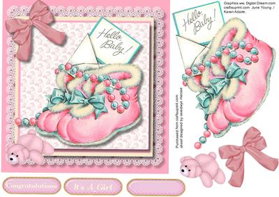 Beautiful Booties for a Baby Girl