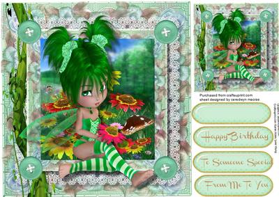 Beautiful March Fairy Fae 