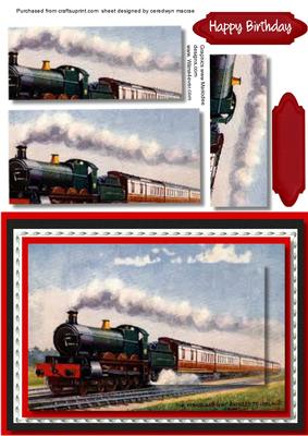 Lovely Passenger Steam Train , Pyramid