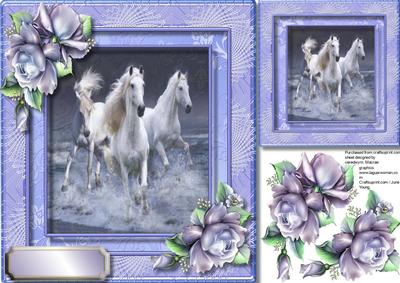 Beautiful Mystic Horses at the Gallop
