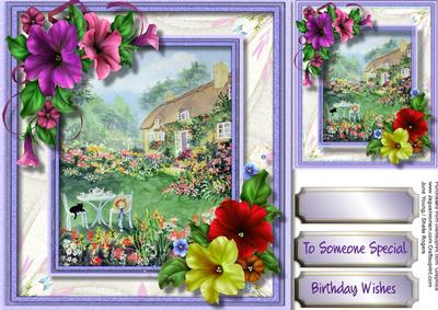 Teatime in the Flower Garden 
