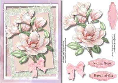 Lovely Magnolias in Pink 
