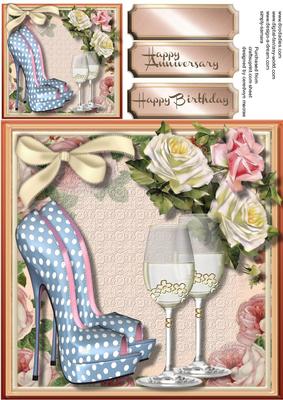 Champagne, Shoes., and Glasses