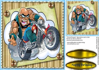 Chico's Chopper, Burning Up the Rubber