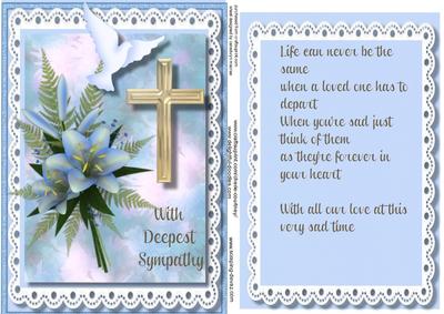 Sympathy, Topper and Incert in Blue 