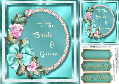 With Love and Happiness to You Both,, 8x8