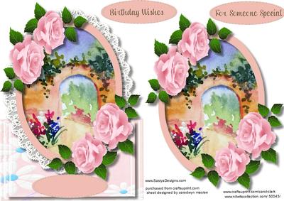 Over the Edge , Beautiful Garden of Roses 