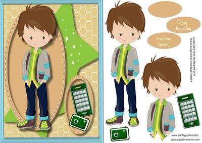Fashion Boy and His Gadgets 1