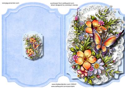 Print, Cut and Fold , Beautiful Petal Wings 