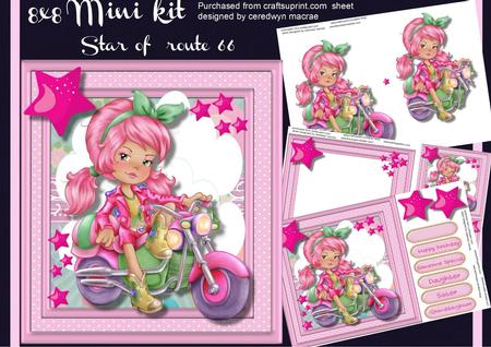 8x8 Mini Kit Star of Route 66.