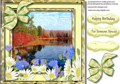 Beautiful Waterscene with Daisys 