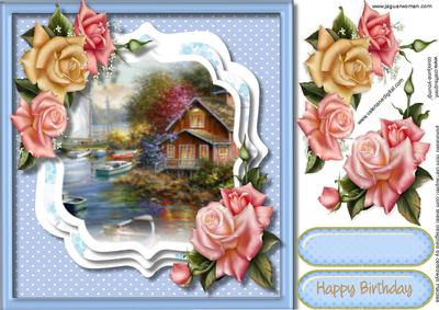 Beautiful Roses in a Bracket Plaque
