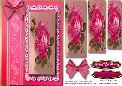 Beautiful Hot Pink Roses , Pyramid 