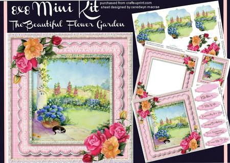 8x8 Mini Kit , the Beautiful Flower Garden , Pyramid 