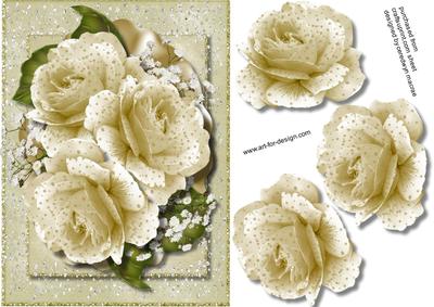 Beautiful Arabseque Golden Roses 