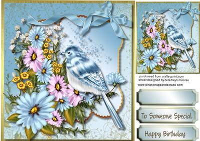 Beautiful Bluebird and Daiisy's