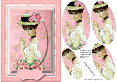 Beautiful Parisian Beauty Oval Pyramid 
