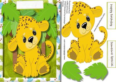 Cute Little Tiger in the Jungle