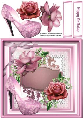 Beautiful Roses and Shoe 