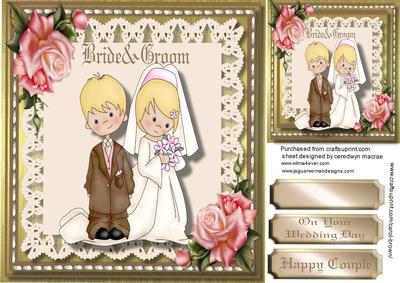 Cute Bride and Grrom , Wedding Day Wishes