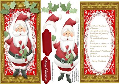 D.l Jolly Santa with a Lovely Verse