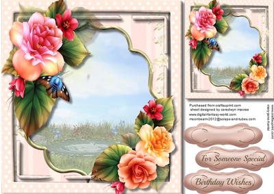 Stunning Begonias with Scene 