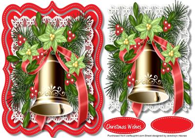 Beautiful Topper with Christmas Bells 