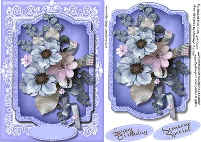 Lovely Vintage Anemone's in Lilac