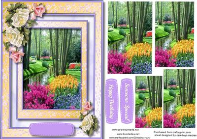 Beautiful Colourful Flowers Gardens ( Pyramid )