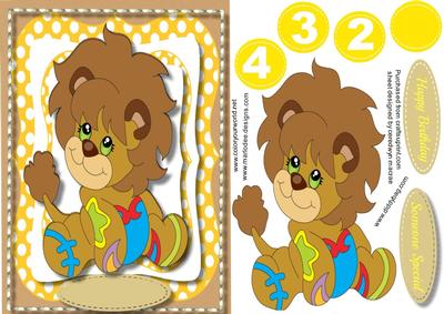 Cute Lions Birthday Wishes 