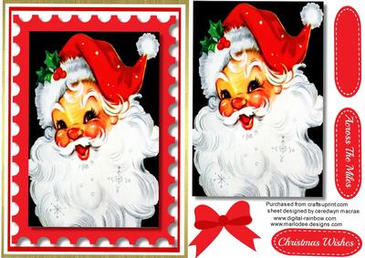 Lovely Sants Stamp Card 