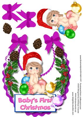 Lovely Baby Girl's 1st Christmas 